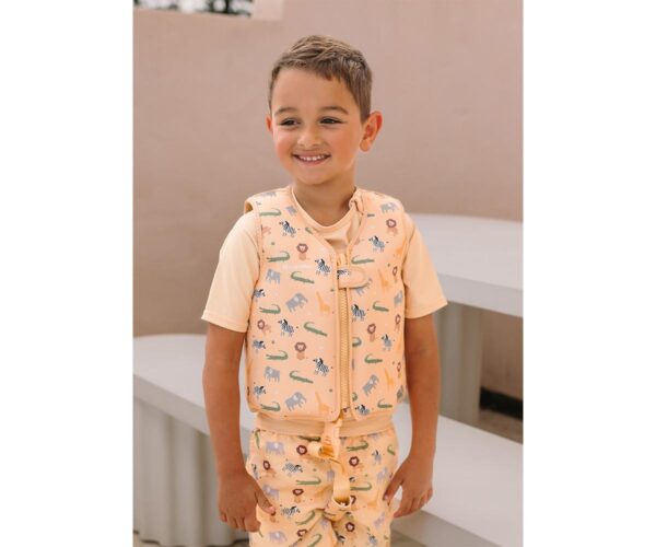 61-93502-2-6 Monnëka Γιλέκο Προστασίας Stripes Wild Animals 2-3 Ετών