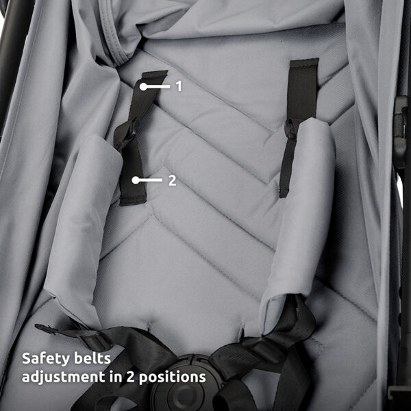 NUVELLA - Safety belts adjustment in 2 positions Lorelli Καρότσι Βόλτας NUVELLA Blue