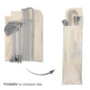 SAFETY NIGHT_Foldable to compact size Lorelli Προστατευτική μπάρα κρεβατιού SAFETY NIGHT 127cm Grey