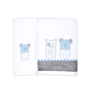 set-loutrou-cheriwn-sugar-family-siel2219 BABY STAR Σετ πετσέτες μπάνιου 70/140cm και χεριών 30/50cm SUGAR FAMILY ΣΙΕΛ