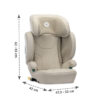 GROWGO_Dimensions Lorelli Κάθισμα Αυτοκινήτου Growgo Isofix 100-150cm (15-36kg) Green