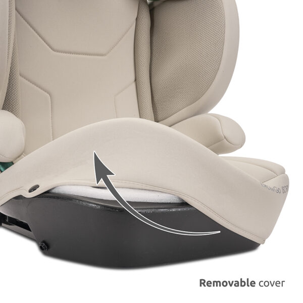 GROWGO_Removable cover Lorelli Κάθισμα Αυτοκινήτου Growgo Isofix 100-150cm (15-36kg) Green