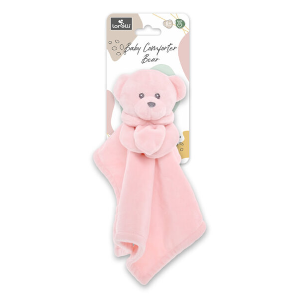 10191610002_2 Lorelli Πανάκι Παρηγοριάς TEDDY BEAR Pink