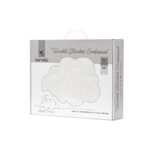 10340192501_2 Lorelli Κουβέρτα Αγκαλιάς Ανάγλυφη 80x110cm Twinkle White