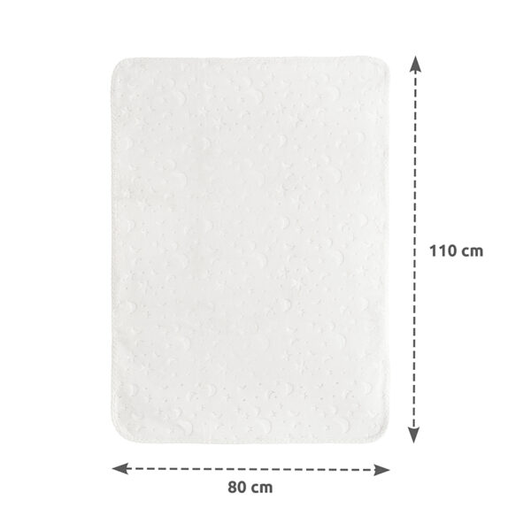 10340192501_3 Lorelli Κουβέρτα Αγκαλιάς Ανάγλυφη 80x110cm Twinkle White