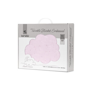 Lorelli Κουβέρτα Αγκαλιάς Ανάγλυφη 80x110cm Twinkle Pink