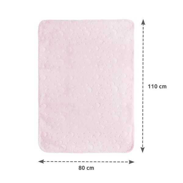 10340192502_3 Lorelli Κουβέρτα Αγκαλιάς Ανάγλυφη 80x110cm Twinkle Pink