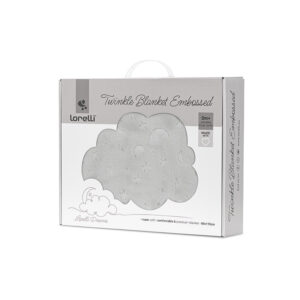 10340192503_2 Lorelli Κουβέρτα Αγκαλιάς Ανάγλυφη 80x110cm Twinkle Grey