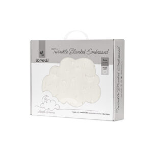 10340192504_2 Lorelli Κουβέρτα Αγκαλιάς Ανάγλυφη 80x110cm Twinkle Ecru