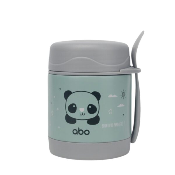 ABO Θερμός Φαγητού 300ml Με Κουταλοπίρουνο BORN TO BE PANDASTIC