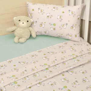 Oliver Baby Σεντόνια Κούνιας 3 τεμ. 110x160cm 100% Βαμβάκι Design 213