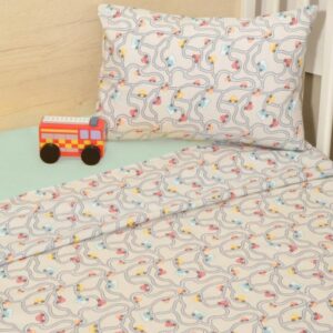 Oliver Baby Σεντόνια Κούνιας 3 τεμ. 110x160cm 100% Βαμβάκι Design 214