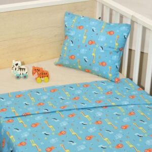 Oliver Baby Σεντόνια Κούνιας 3 τεμ. 110x160cm 100% Βαμβάκι Design 216