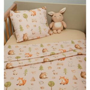 Oliver Baby Σετ Σεντόνια Κούνιας 3 τεμ. 110×170 με Λάστιχο Des.428