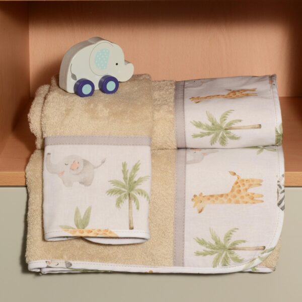 Oliver Baby Σετ πετσέτες 2 τεμ 100% βαμβάκι 450 γρμ/τμ 30×50 & 70×120 Des.424