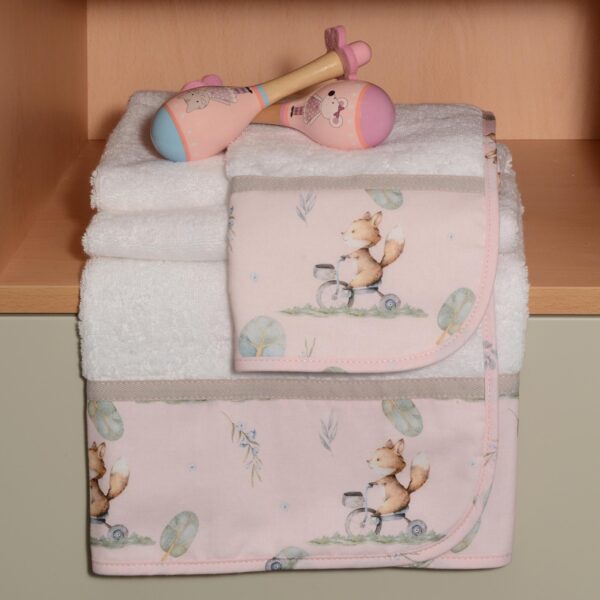 Oliver Baby Σετ πετσέτες 2 τεμ 100% βαμβάκι 450 γρμ/τμ 30×50 & 70×120 Des.426