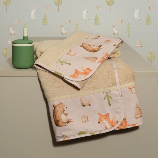 46-6760-428 Oliver Baby Σετ πετσέτες 2 τεμ 100% βαμβάκι 450 γρμ/τμ 30×50 & 70×120 Des.428