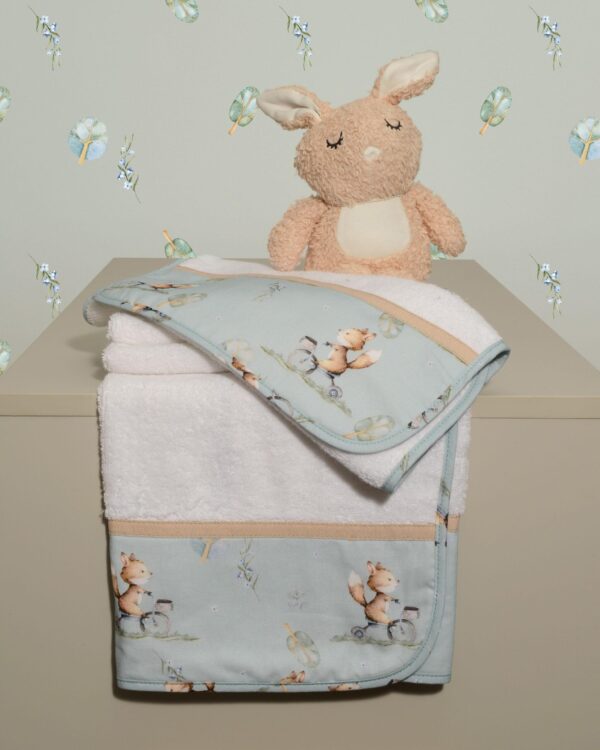 Oliver Baby Σετ πετσέτες 2 τεμ 100% βαμβάκι 450 γρμ/τμ 30×50 & 70×120 Des.429