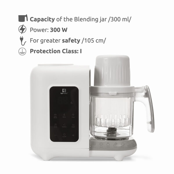7in1 HEALTHY BABY CHEF-Capacity_Power_Cord_Protection Class Lorelli Ατμομάγειρας/ Μπλέντερ 7 Σε 1 Healthy Baby Chef 220V White