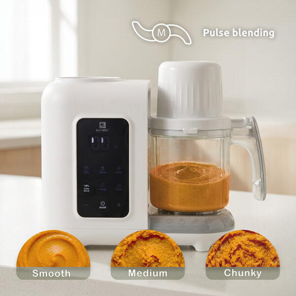 7in1_11 Lorelli Ατμομάγειρας/ Μπλέντερ 7 Σε 1 Healthy Baby Chef 220V White