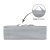 MOONHUG_Easy to carry Lorelli Παρκοκρέβατο με κλείσιμο-άνοιγμα Moon Hug One Touch 1 Layer Grey