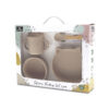 10230700005_3 Lorelli Σετ Φαγητού Σιλικόνης 4τμχ. Beige