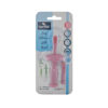 Lorelli Silicone Baby Toothbrush With Guard Pink
