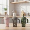 ABO Ανοξείδωτο Μπουκάλι-Θερμός Tumbler 350ml με Χερούλι & Καλαμάκι – MAKE A WISH LITTLE BIRD